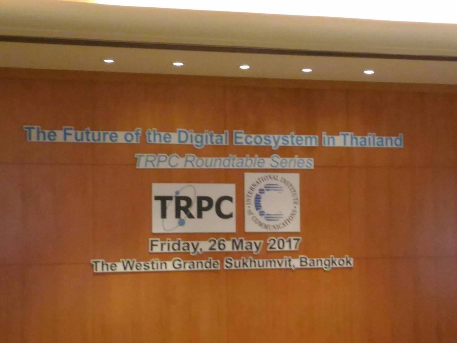 งานประชุม The Future of the Digital Ecosystem in Thailand