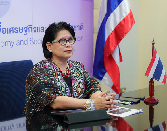 กระทรวงดิจิทัลเพื่อเศรษฐกิจและสังคม เผยแผนการขับเคลื่อนมุ่งยกระดับไทยสู่ดิจิทัลฮับแห่งอาเซียน พร้อมร่วมมือกับภาคเอกชนผลักดันการพัฒนาเศรษฐกิจดิจิทัลอย่างยั่งยืน ในเวทีสัมมนาและจัดแสดงนวัตกรรมระดับโลกที