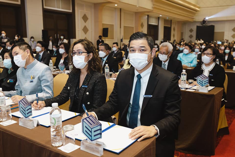 เข้าร่วมพิธีแสดงเจตนารมณ์ “การเชื่อมโยงข้อมูลและแลกเปลี่ยนข้อมูลเพื่อการผลิตและพัฒนากำลังคนของประเทศไทย ภายใต้ระบบ E-Workforce Ecosystem Platform”