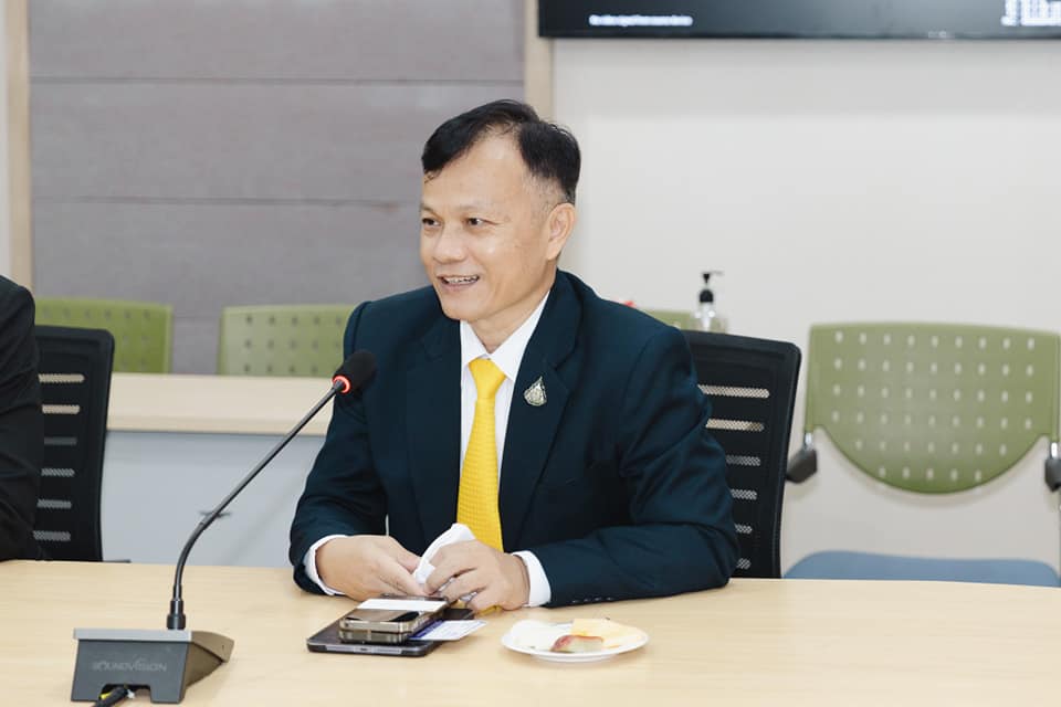  ให้การต้อนรับ พลเรือเอก ประสาน สุขเกษตร ประธานกรรมการติดตามและประเมินผลการปฏิบัติงาน และคณะกรรมการติดตามและประเมินผลการปฏิบัติงาน (กตป.)