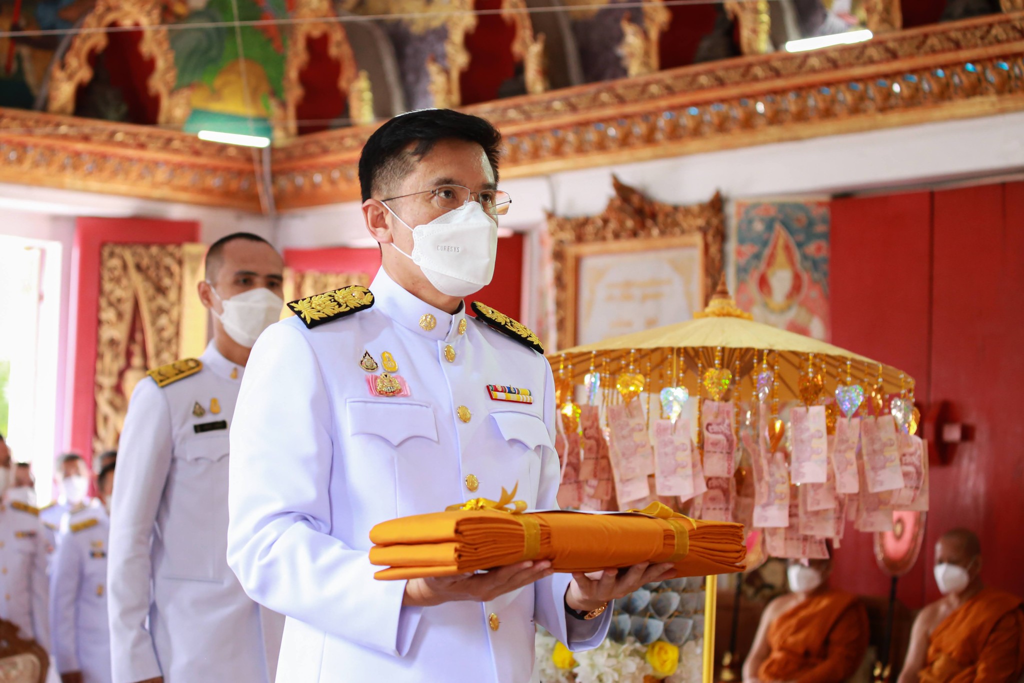 สดช. ร่วมพิธีทอดผ้าป่าสมทบทุนโครงการทุนเล่าเรียนหลวงสำหรับพระสงฆ์ไทย ณ วัดพุทธสยาม (สีกัน) 