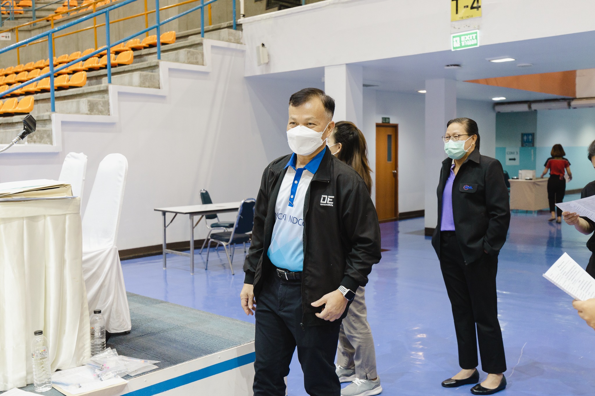 เลขาธิการ สดช. เยี่ยมชมความพร้อมสำหรับการประเมินความรู้ ความสามารถ ทักษะ และสมรรถนะ ครั้งที่ 1