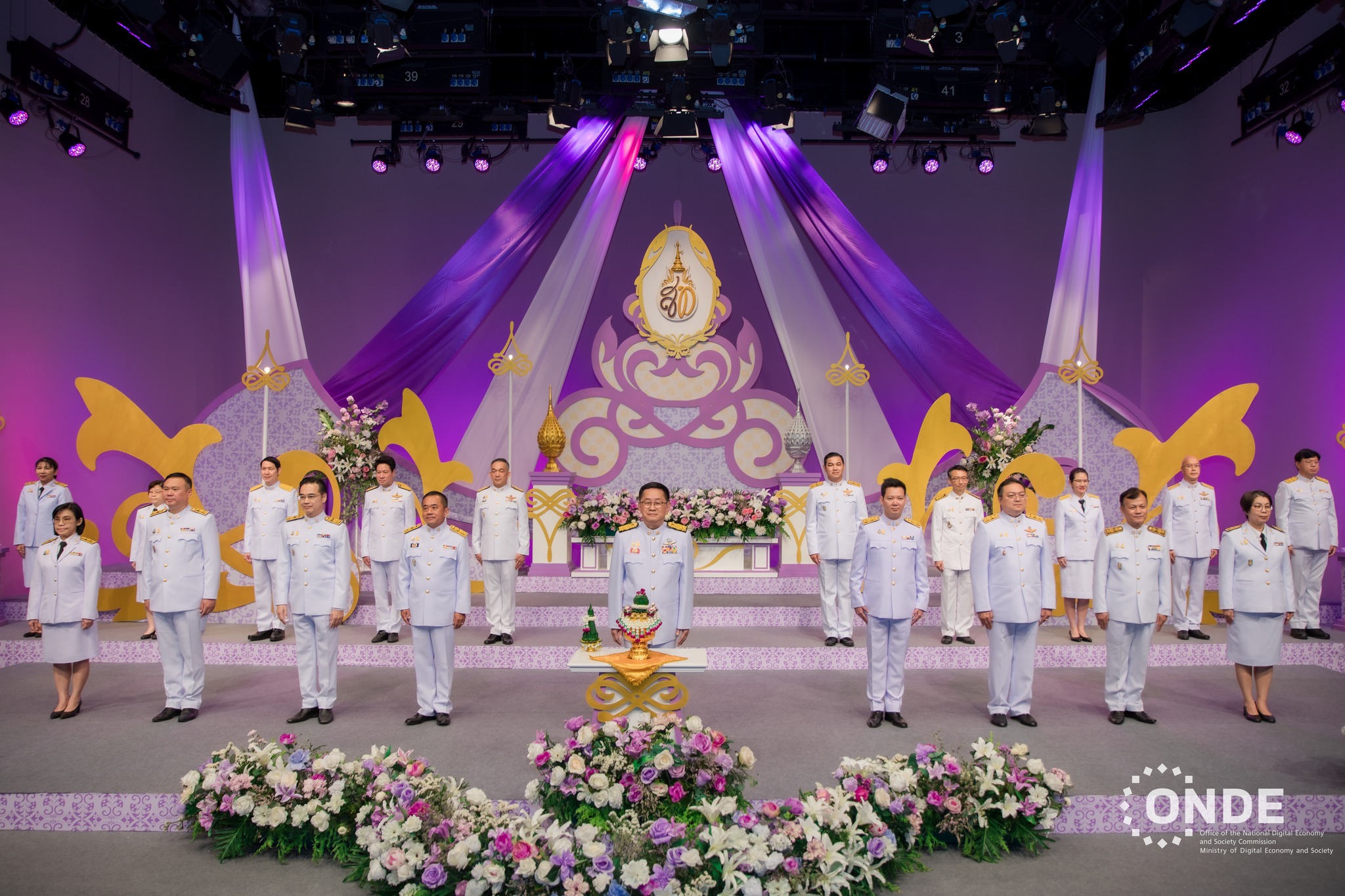 กระทรวงดิจิทัลฯ ร่วมบันทึกเทปถวายพระพร สมเด็จพระนางเจ้าสุทิดา พัชรสุธาพิมลลักษณ พระบรมราชินี เนื่องในโอกาสมหามงคลเฉลิมพระชนมพรรษา 3 มิถุนายน 2567