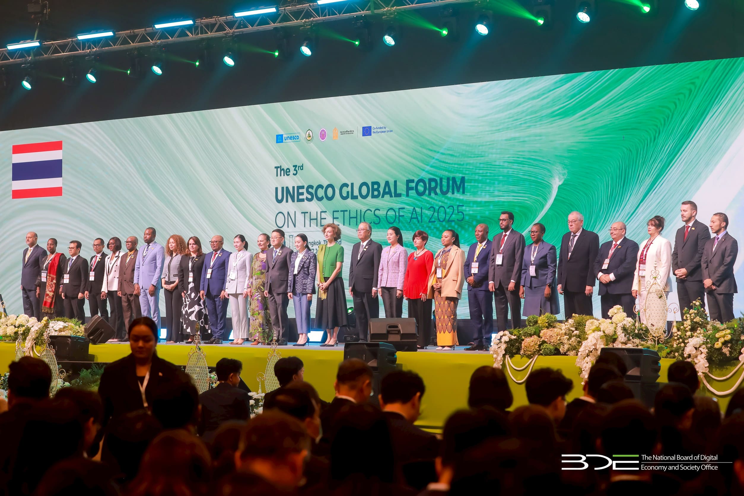 BDE เข้าร่วมพิธีเปิดการประชุมระดับโลก “The 3rd UNESCO Global Forum on the Ethics of AI 2025”