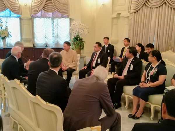 ลดช. เป็นผู้แทนกระทรวงดิจิทัลเข้าร่วมต้อนรับ ประธานกรรมการบริษัท Theia Group Inc