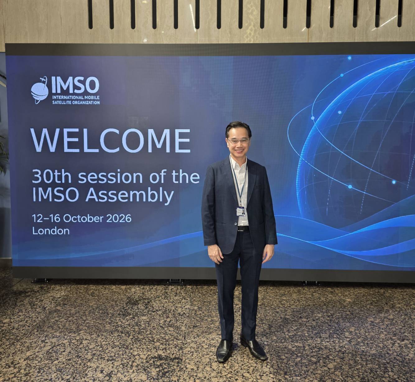 BDE ร่วมการประชุมสมัชชาองค์การ IMSO ครั้งที่ 30 ณ กรุงลอนดอน สหราชอาณาจักร สร้างความร่วมมือด้านเทคโนโลยีดาวเทียมเพื่อความปลอดภัยทางทะเล