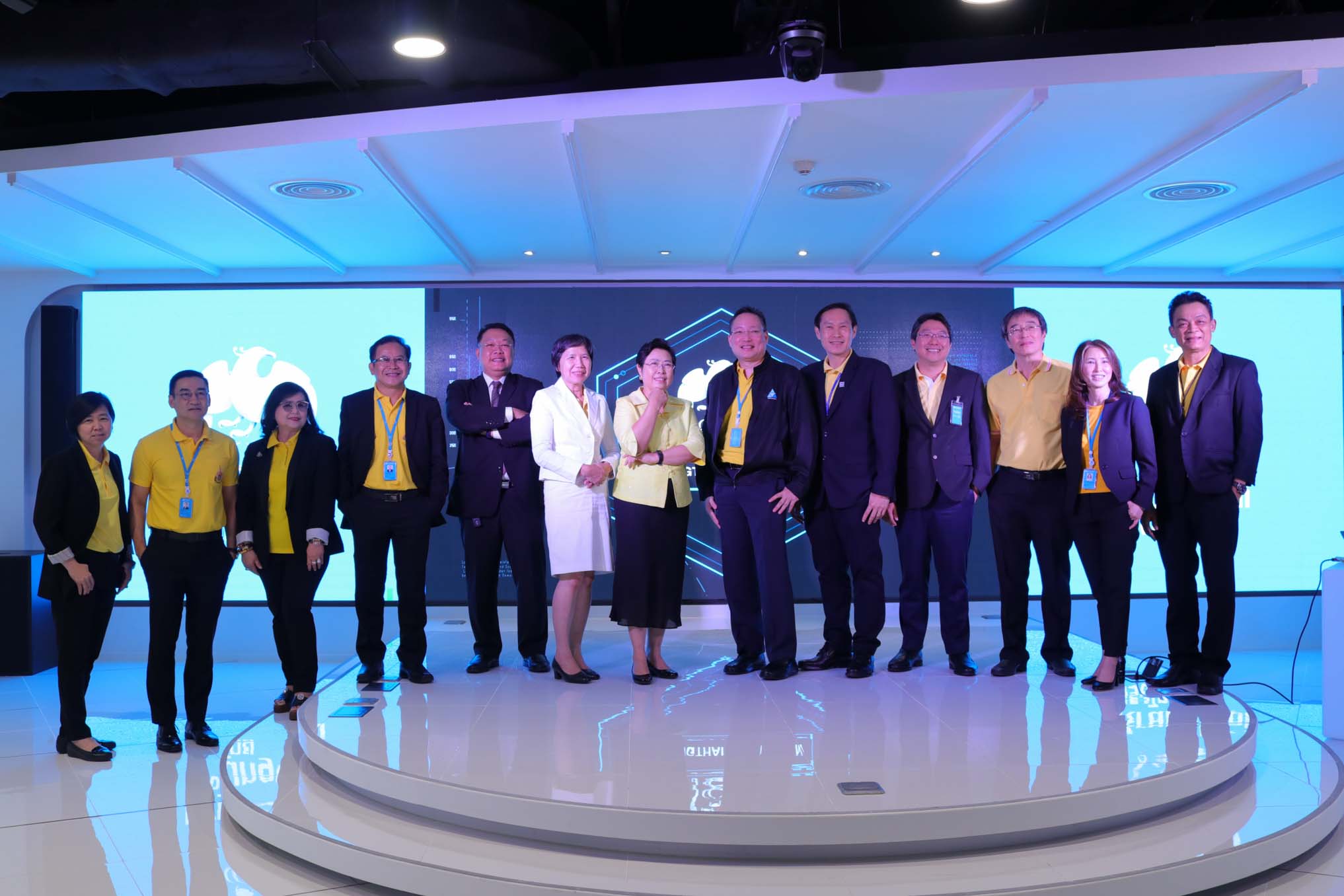 สดช.เข้าเยี่ยมชม Krungthai Innovation Lab ณ ธนาคารกรุงไทย สำนักงานใหญ่ ถนนสุขุมวิท ซึ่งเป็นศูนย์นวัตกรรมและเทคโนโลยีชั้นสูง