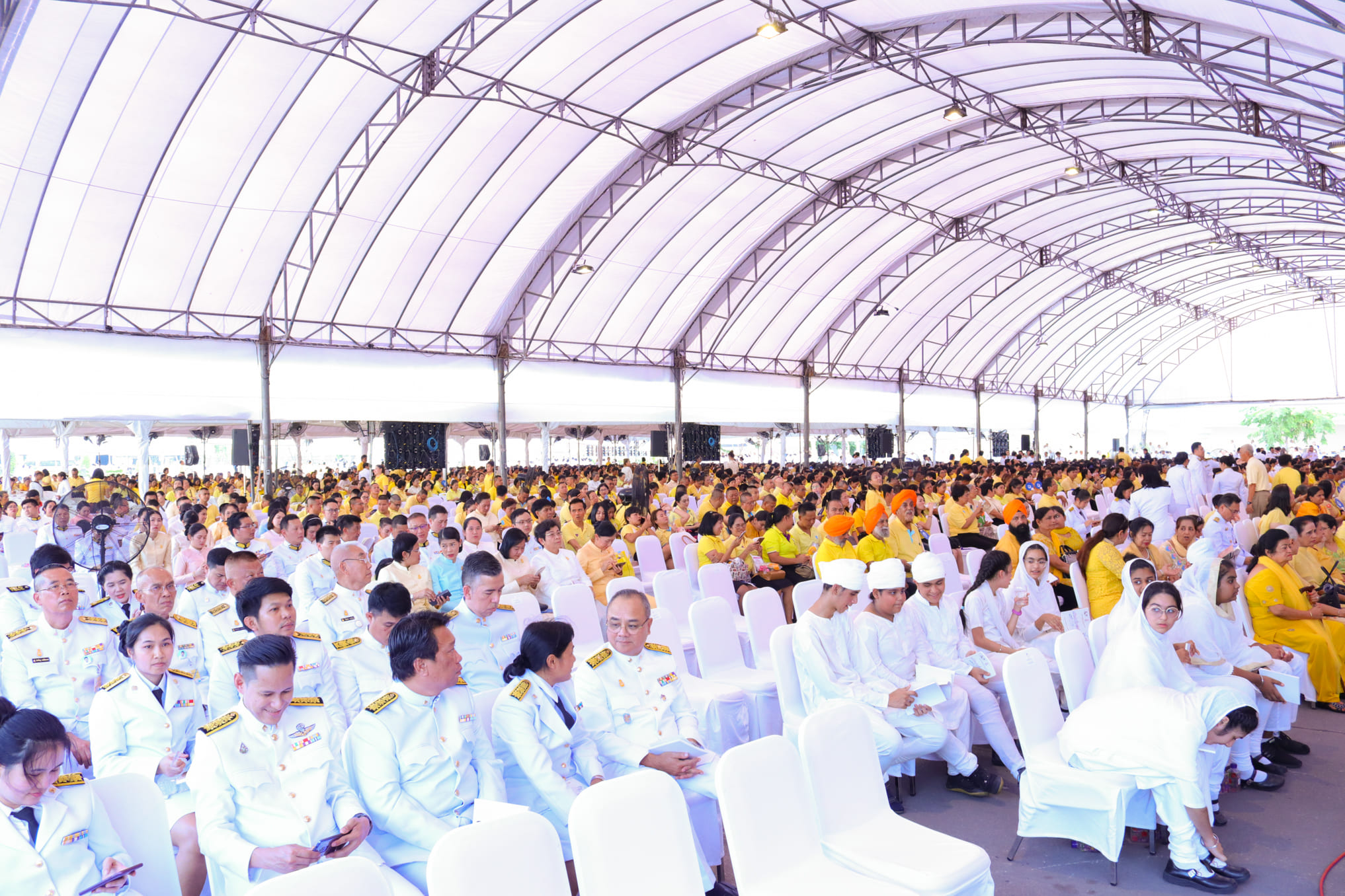 คณะเจ้าหน้าที่ สดช. เข้าร่วมพิธีศาสนามหามงคล 5 ศาสนา  เพื่อน้อมรำลึกในพระมหากรุณาธิคุณสมเด็จพระบูรพมหากษัตริยาธิราช