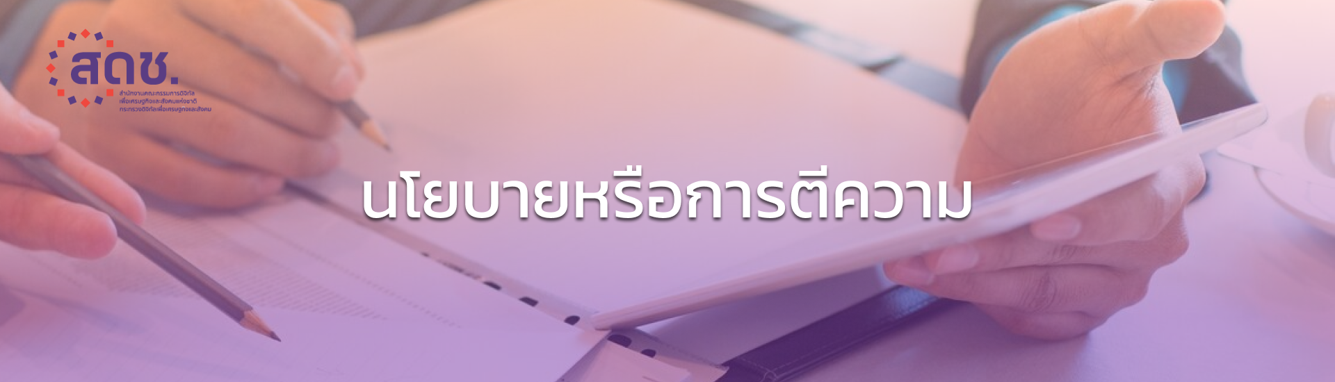 นโยบายหรือการตีความ