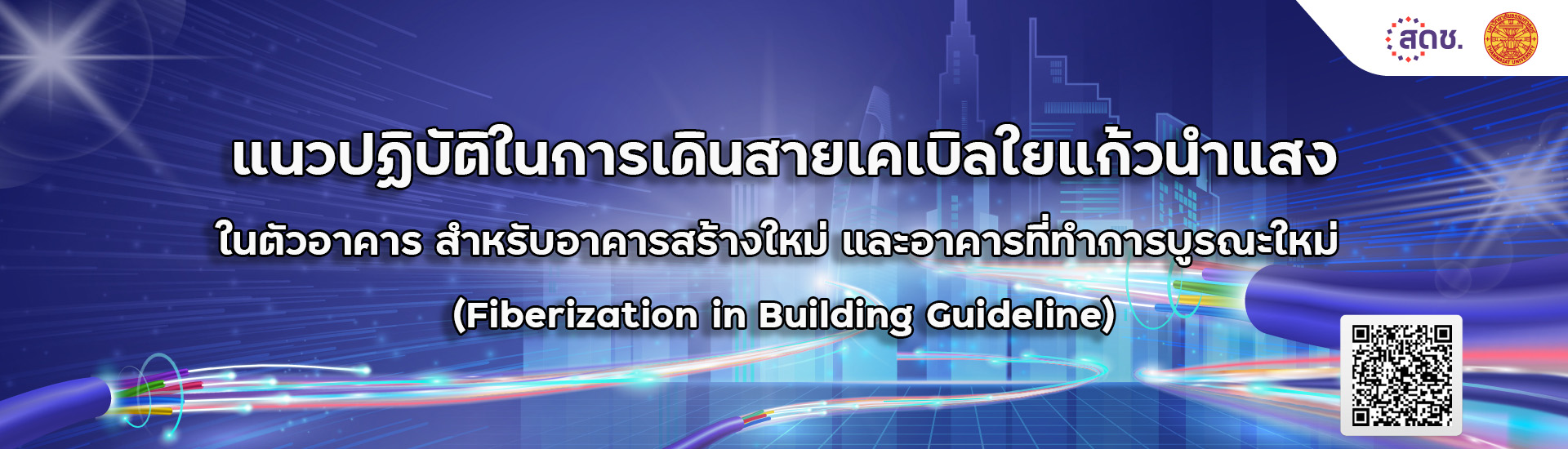 แนวทางปฏิบัติในการเดินสายเคเบิลใยแก้วป่าแสง