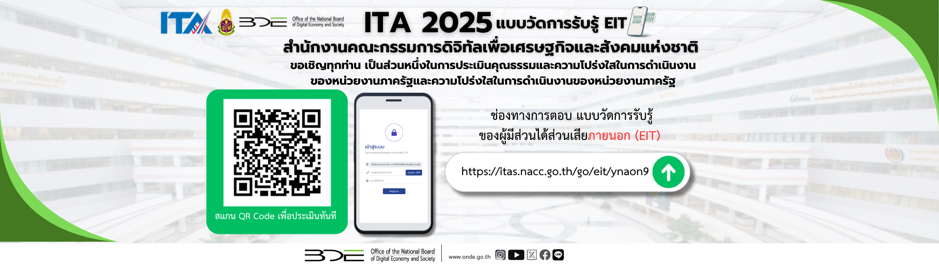 ITA 2025 แบบวัดการรับรู้ EIT